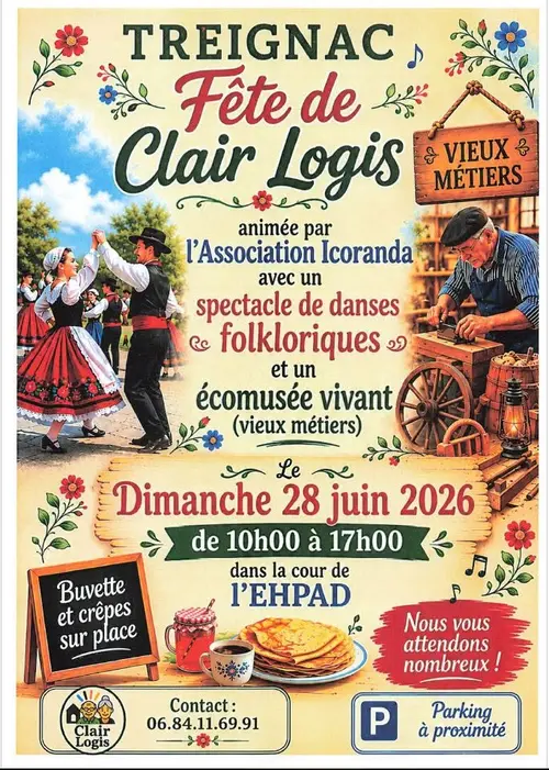 Fête de Clair Logis à l'EHPAD les Mille Sources de Treignac