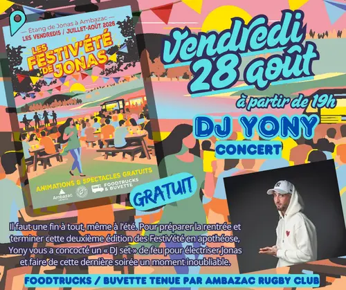 Les Festiv'Ete de Jonas : DJ Yony