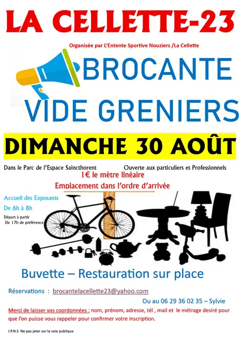 Brocante / Vide grenier