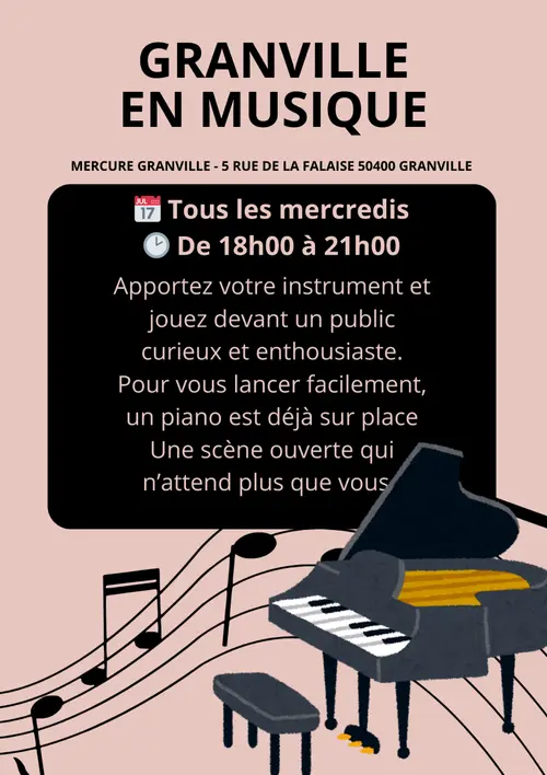 Granville en musique - scène ouverte