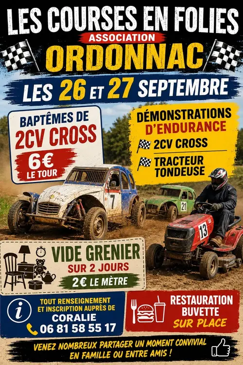 Week-end les Courses en folies à Ordonnac