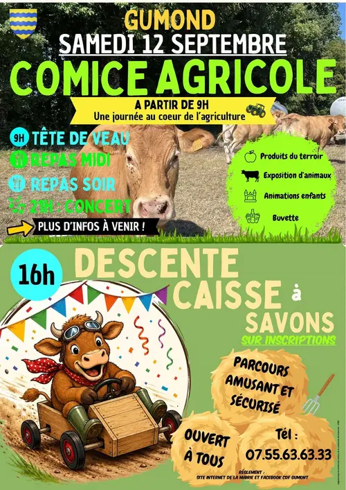 Comice agricole et Descente caisse à savons