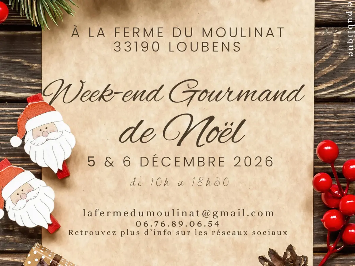 Week-end Gourmand de Noël de la ferme du Moulinat