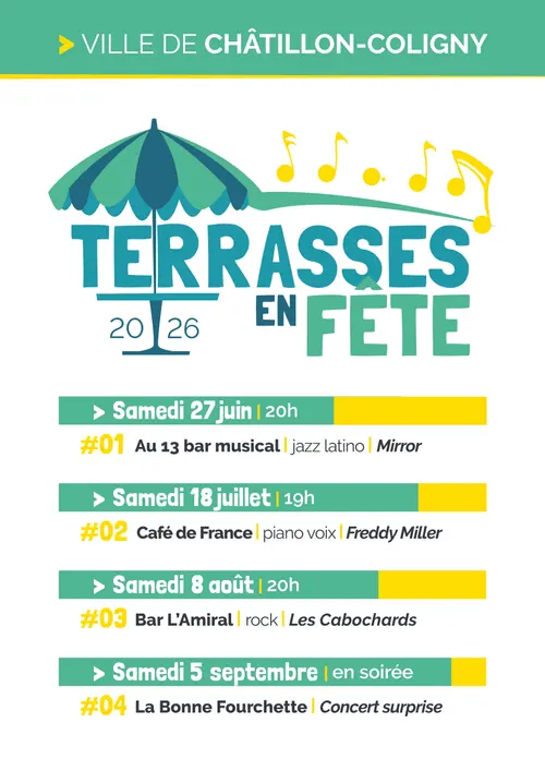 Terrasses en fête - concert surprise