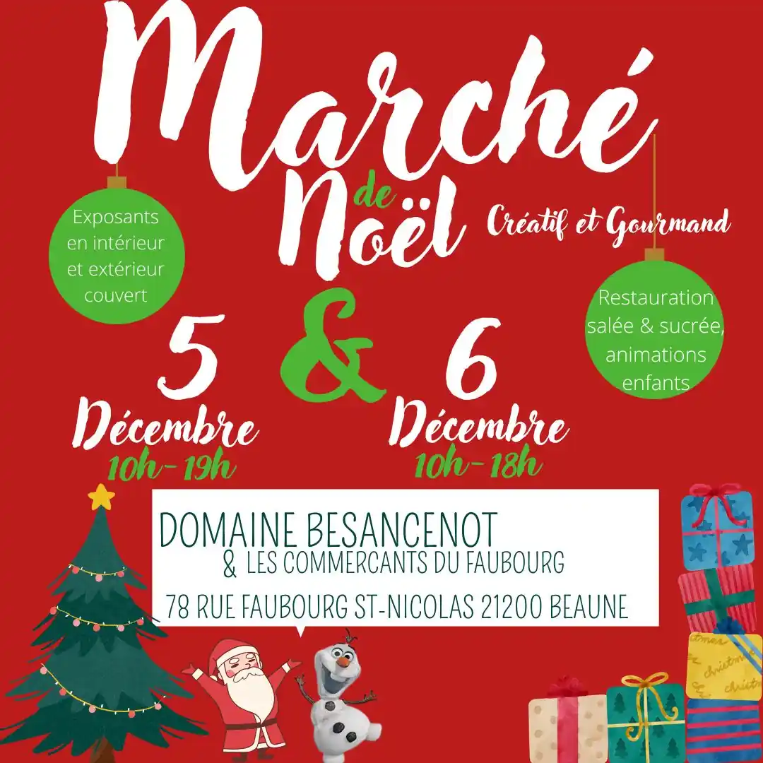 Marché de Noël des producteurs au Domaine Besancenot