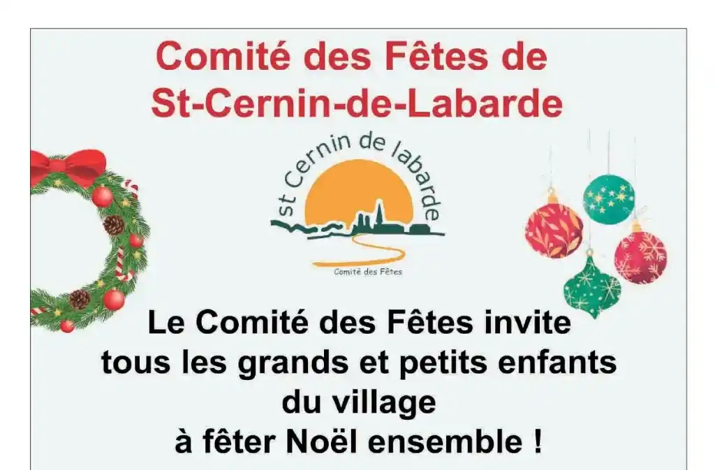 Saint-Cernin-de-Labarde fête Noël