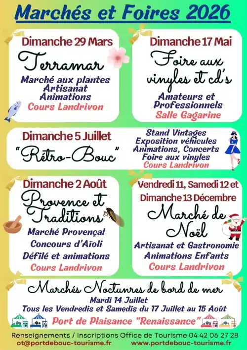 Foires et Marchés à Port de Bouc
