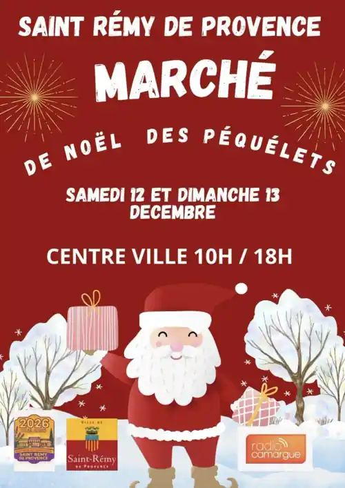 Marché de Noël des Péquélets à Saint-Rémy-de-Provence