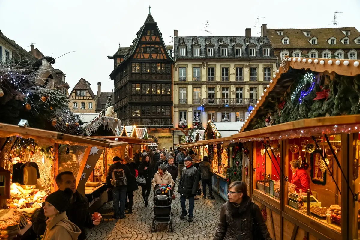 Striezelmarkt de Dresde
