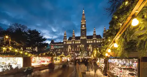 Christkindlmarkt am Rathausplatz de Vienne